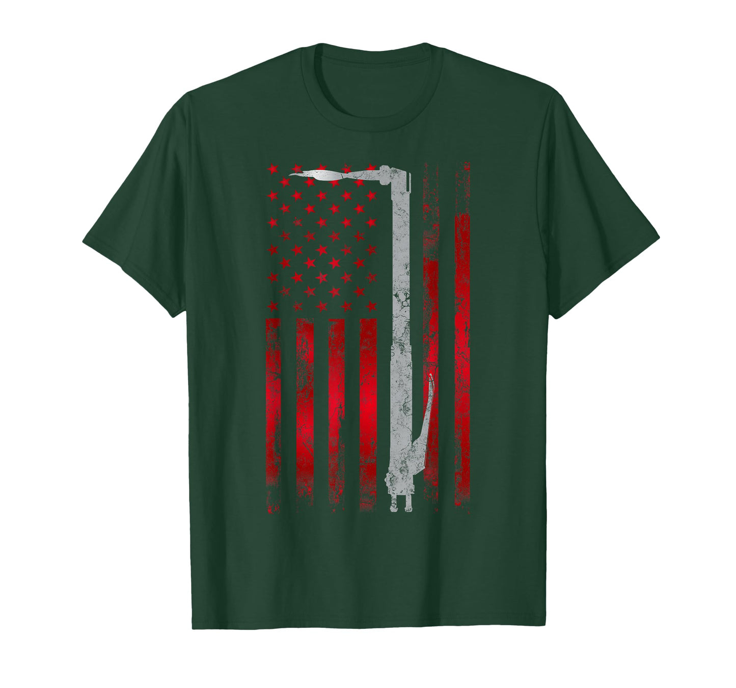 Welding Vintage Patriotic USA American Flag Welder gift T-Shirt