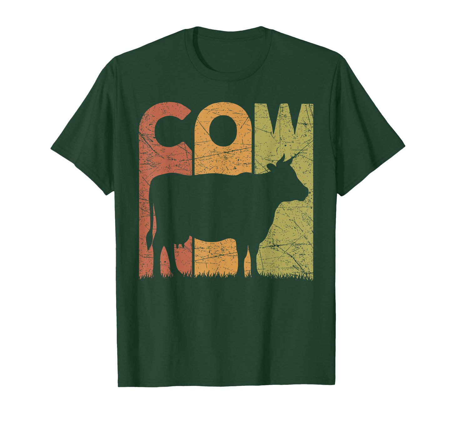 Cow Vintage Cow Farmer Retro Dairy Farmer T-Shirt