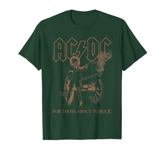 AC/DC For Those About To Rock Angus Photo by Michael Putland T-Shirt