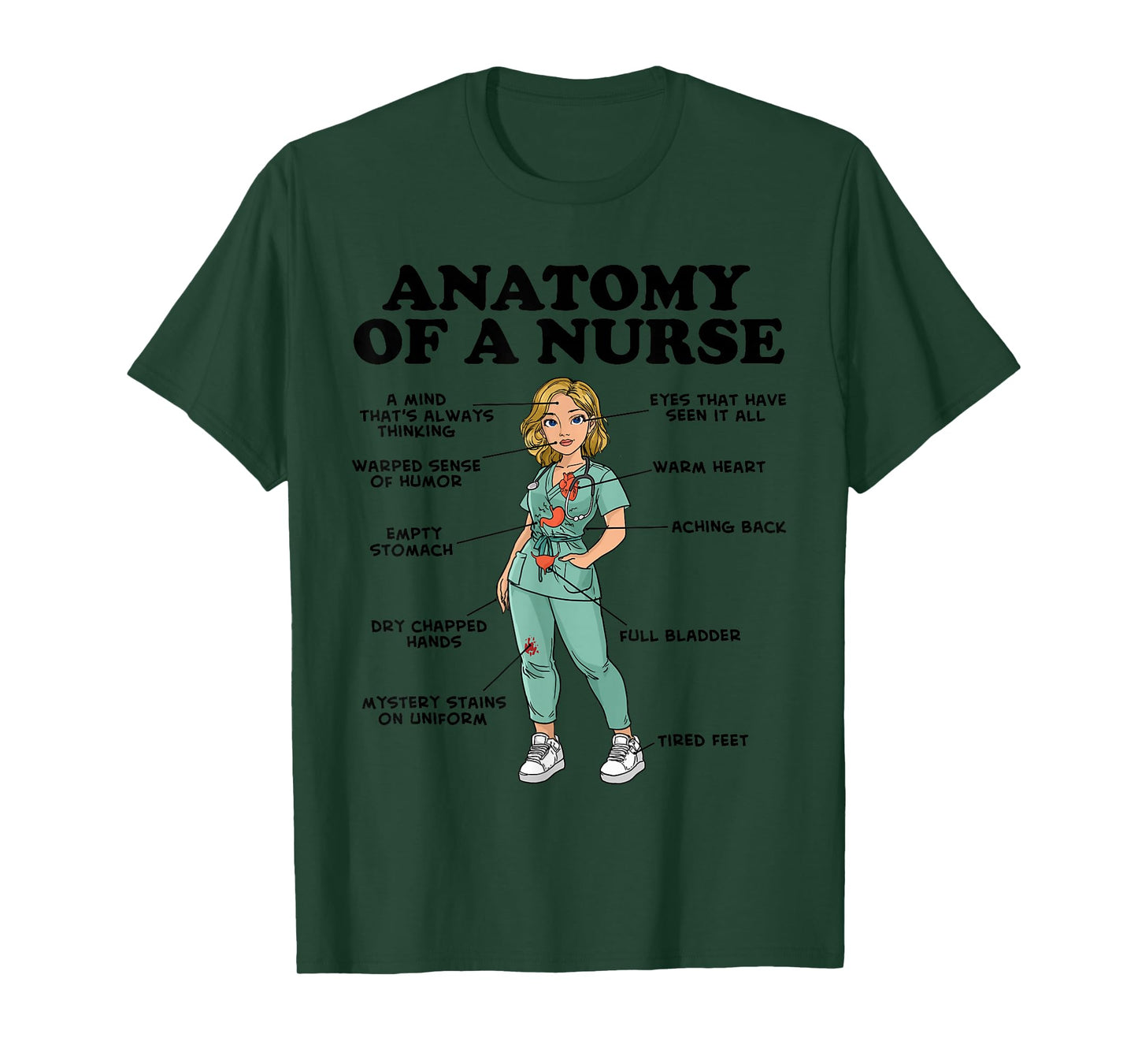 Anatomy of a Nurse T-Shirt