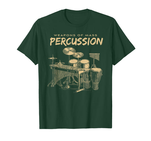 Drums and Percussion for Drummer T-Shirt