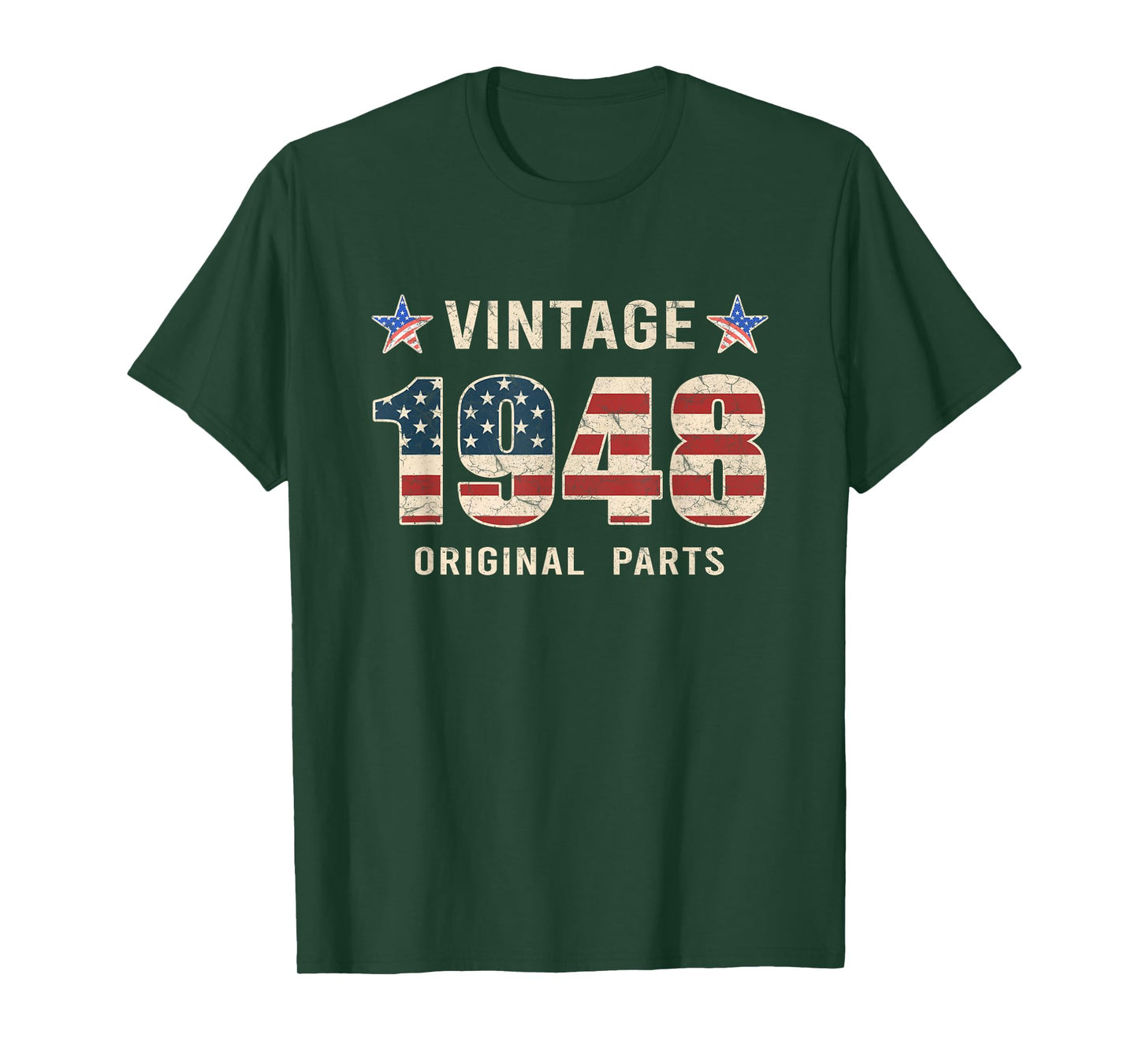 Vintage 1948 Original Parts Shirt 77 Years Old T-Shirt