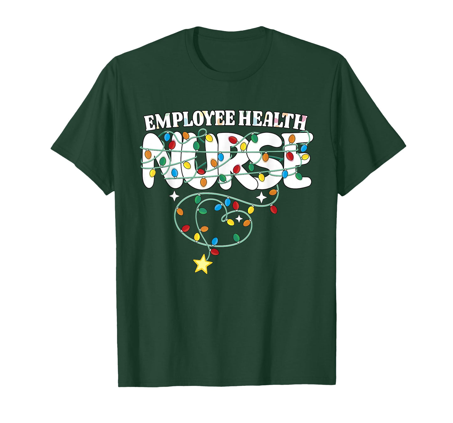 Employee Health Nurse Christmas Occupational Health RN Squad T-Shirt