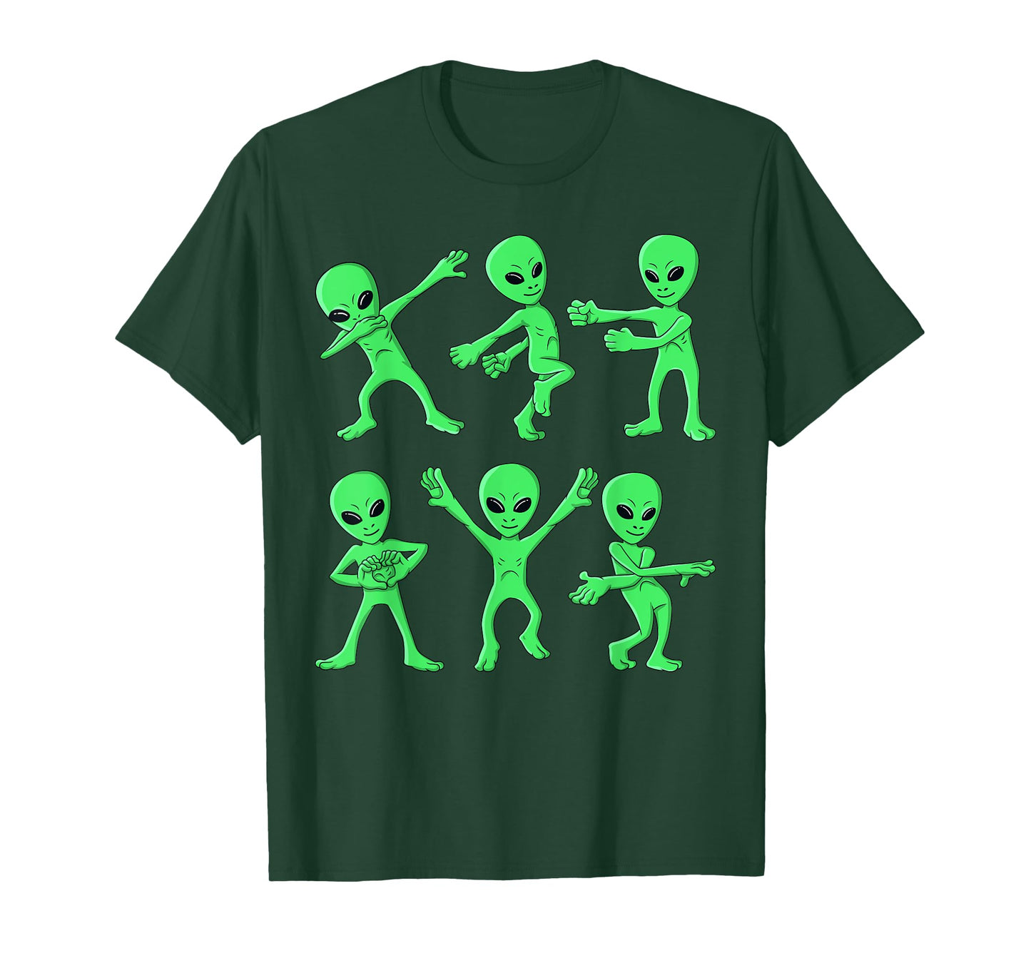 Dancing Aliens Dance Challenge Boys Girls Kids Halloween T-Shirt Small