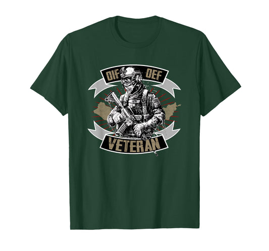 Veteran OIF OEF Proud Military Service Quote T-Shirt