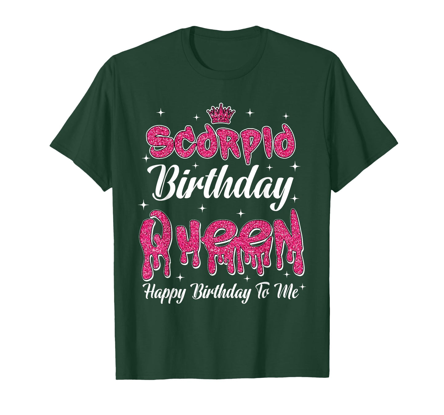 Scorpio Birthday Queen Happy Birthday Women Girl Zodiac T-Shirt