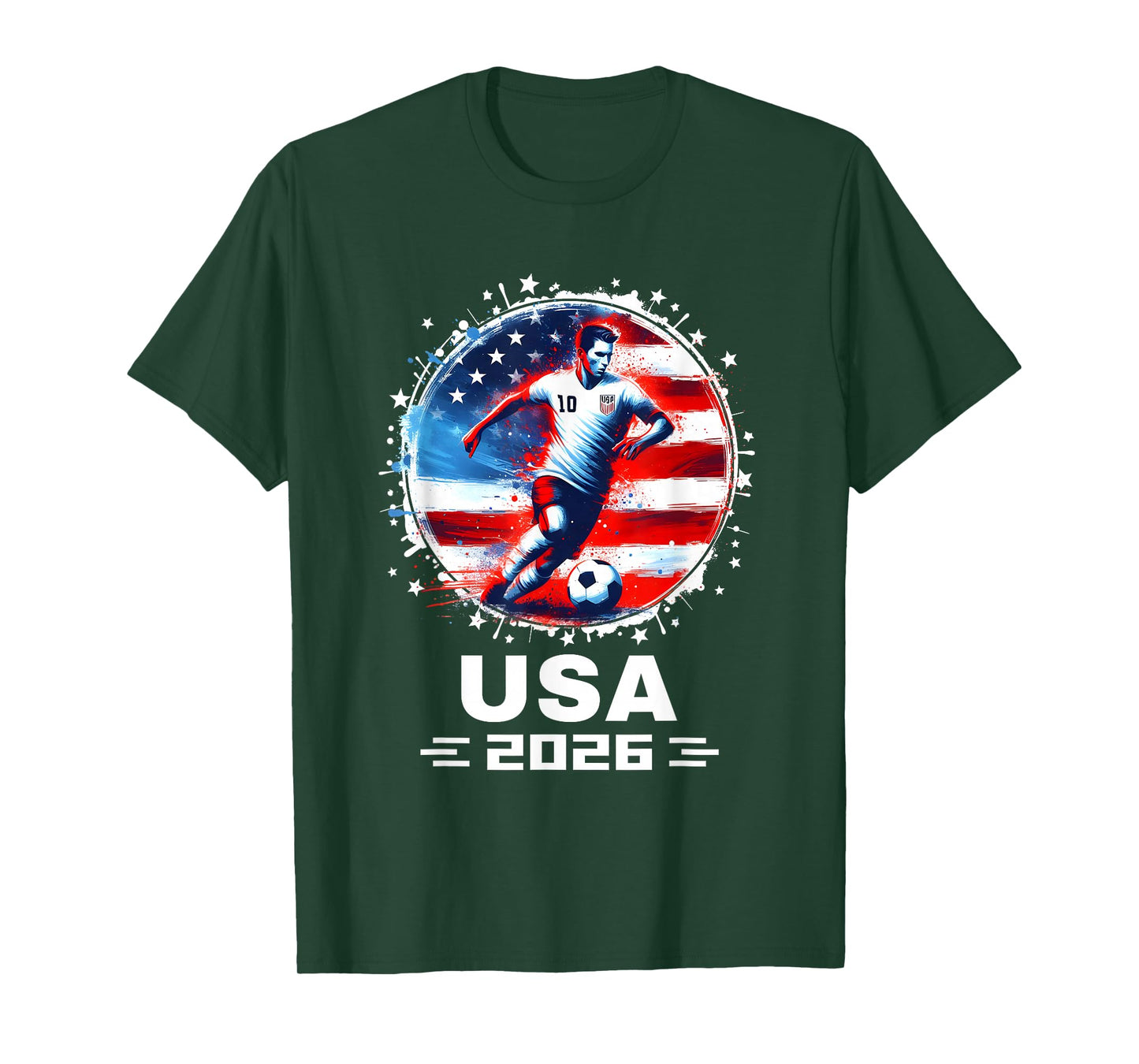 USA 2026 United States Sport USA Team 2026 Ball 2026 USA T-Shirt