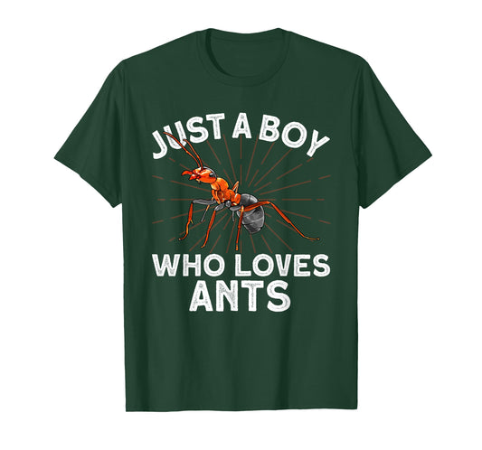Cool Ant For Men Boys Kids Ant Farm Entomology Ants Insect T-Shirt