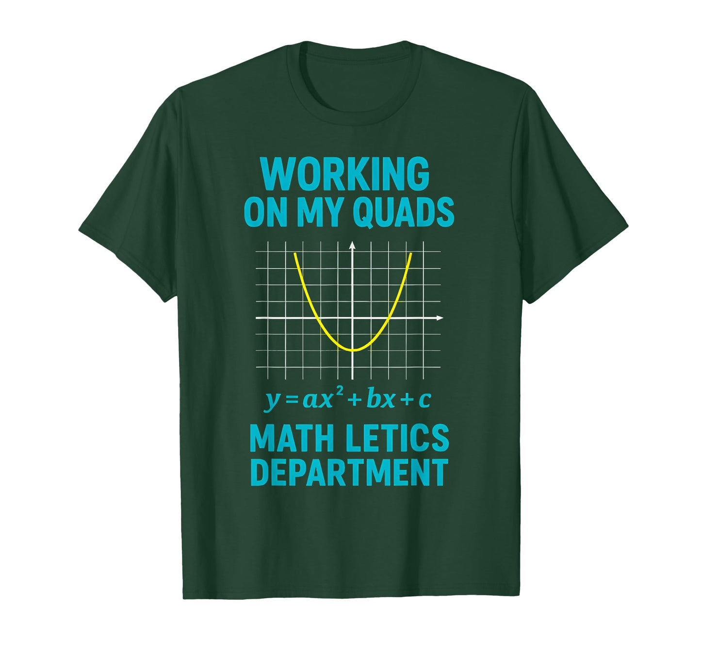 Mathletics Working On My Quads Algebra Math Teacher T-Shirt