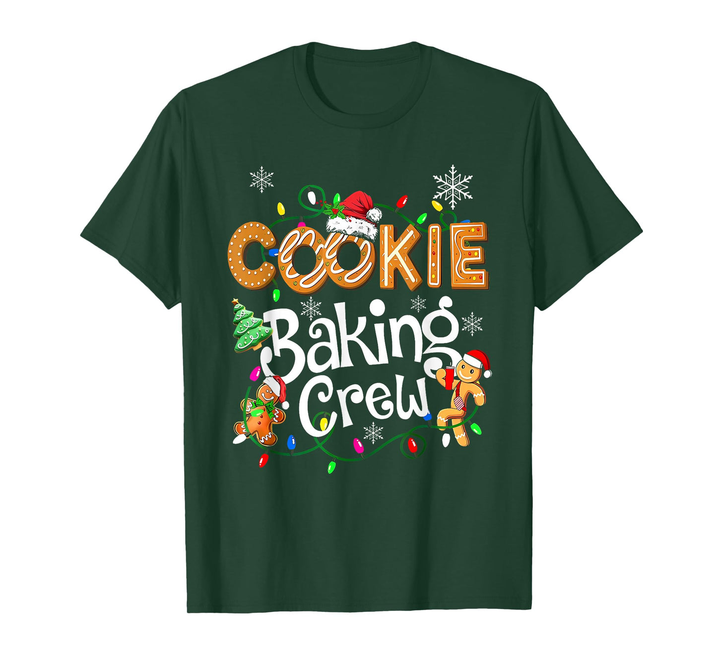 Christmas Cookie Baking Crew Family Baking Team Funny Cookie T-Shirt