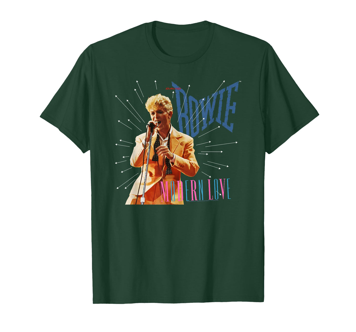 David Bowie Modern Love Photo by Denis O’Regan T-Shirt