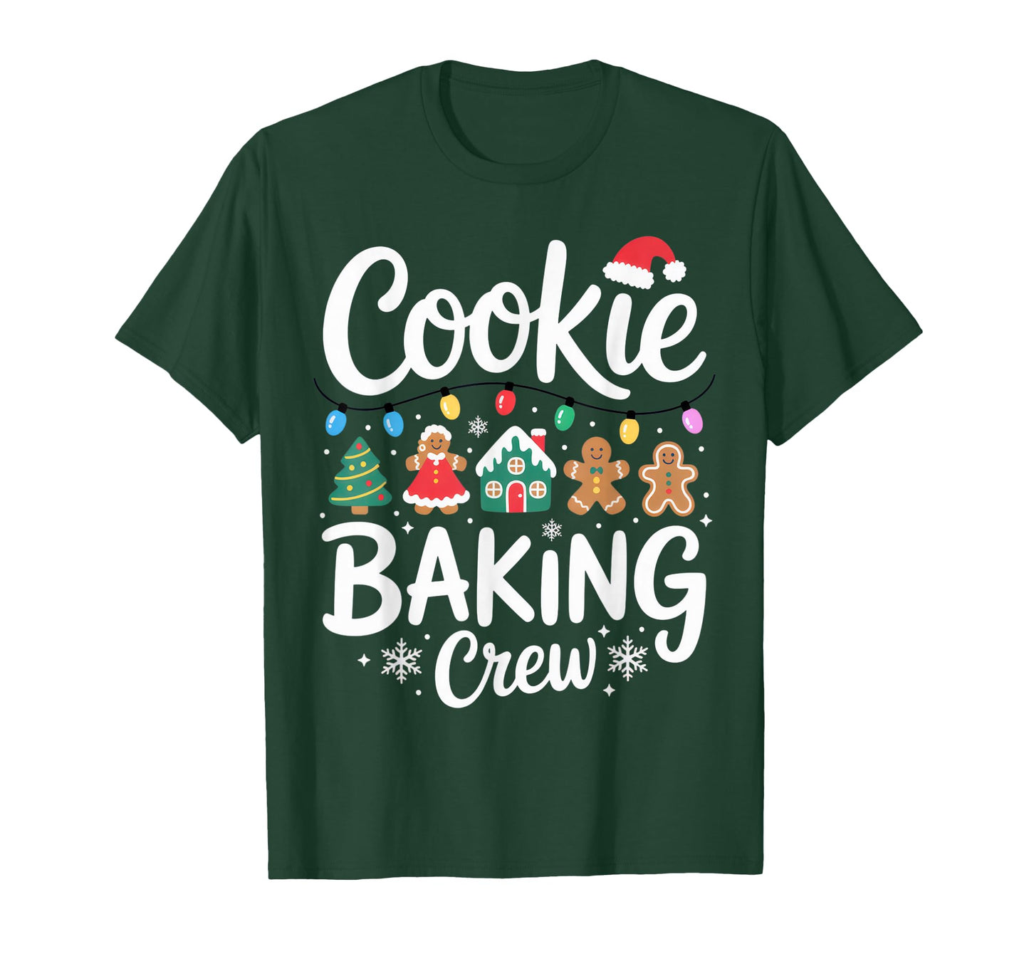 Cookie Baking Crew Christmas Chefs Festive Holiday Fun T-Shirt