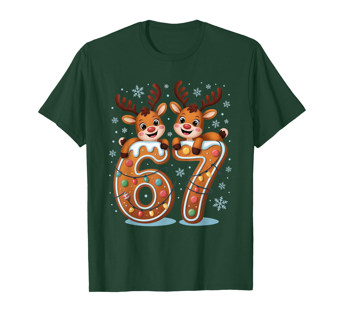 Christmas 67 Funny Xmas Six Seven Ugly Sweater 6-7 T-Shirt