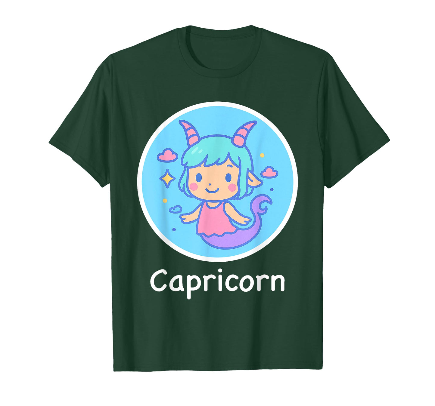 Capricorn Cute Kawaii Zodiac T-Shirt