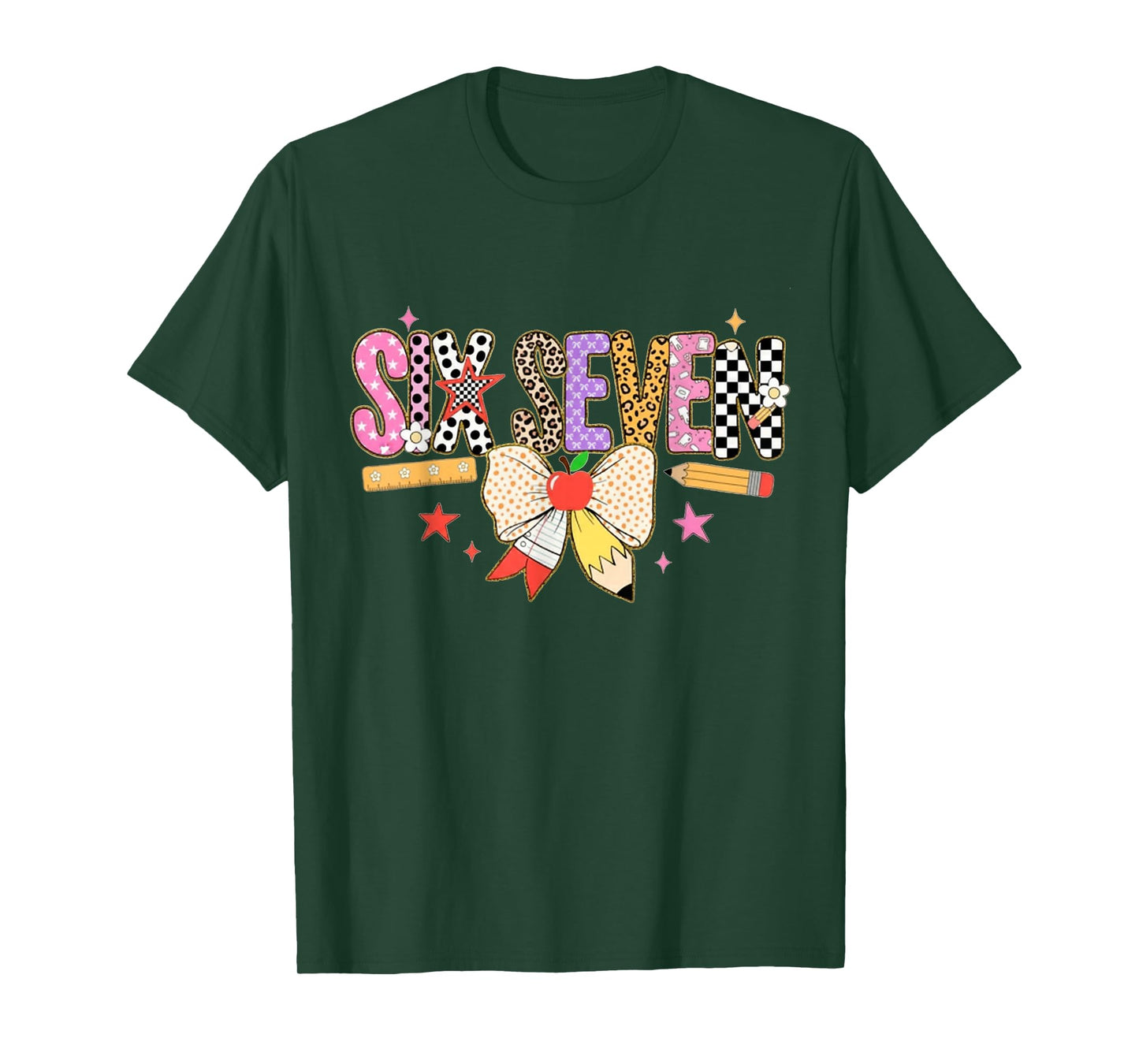 67 Shirt for Teachers 67 Meme Women Teacher Six Seven T-Shirt