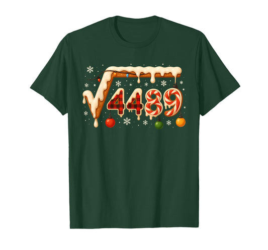 67 Meme Six Seven Christmas Math Teacher Math Lover Science T-Shirt