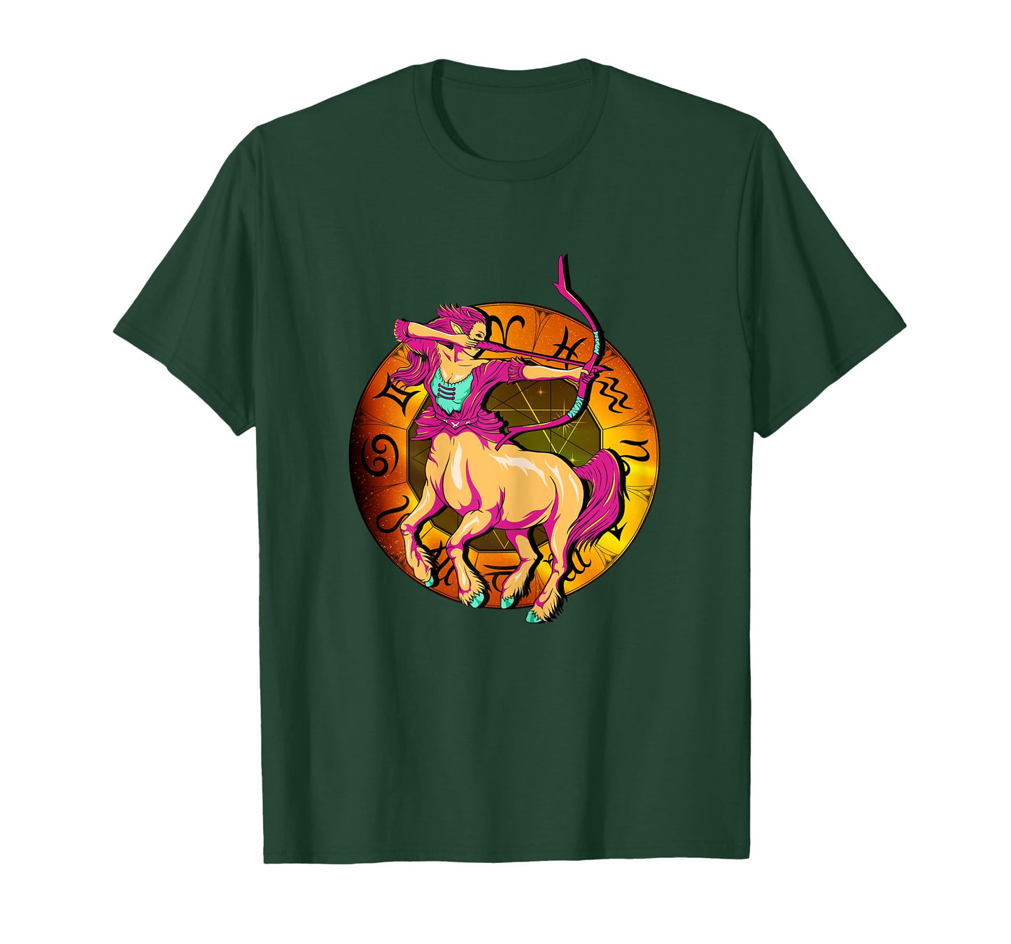 Womens Centaur Sagittarius December Horoscope T-Shirt