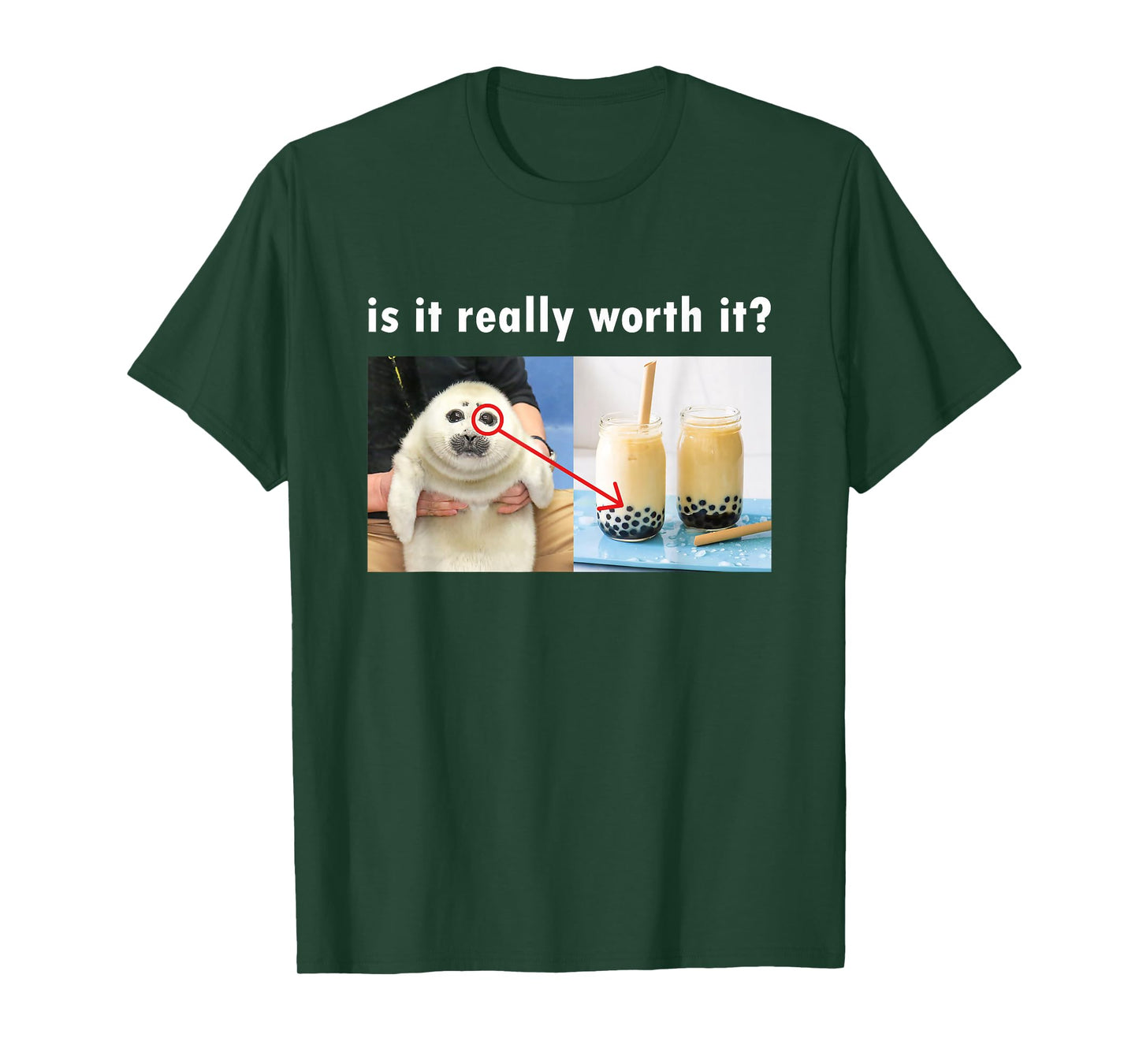 is It Really Worth It Silly Seal Meme T-Shirt
