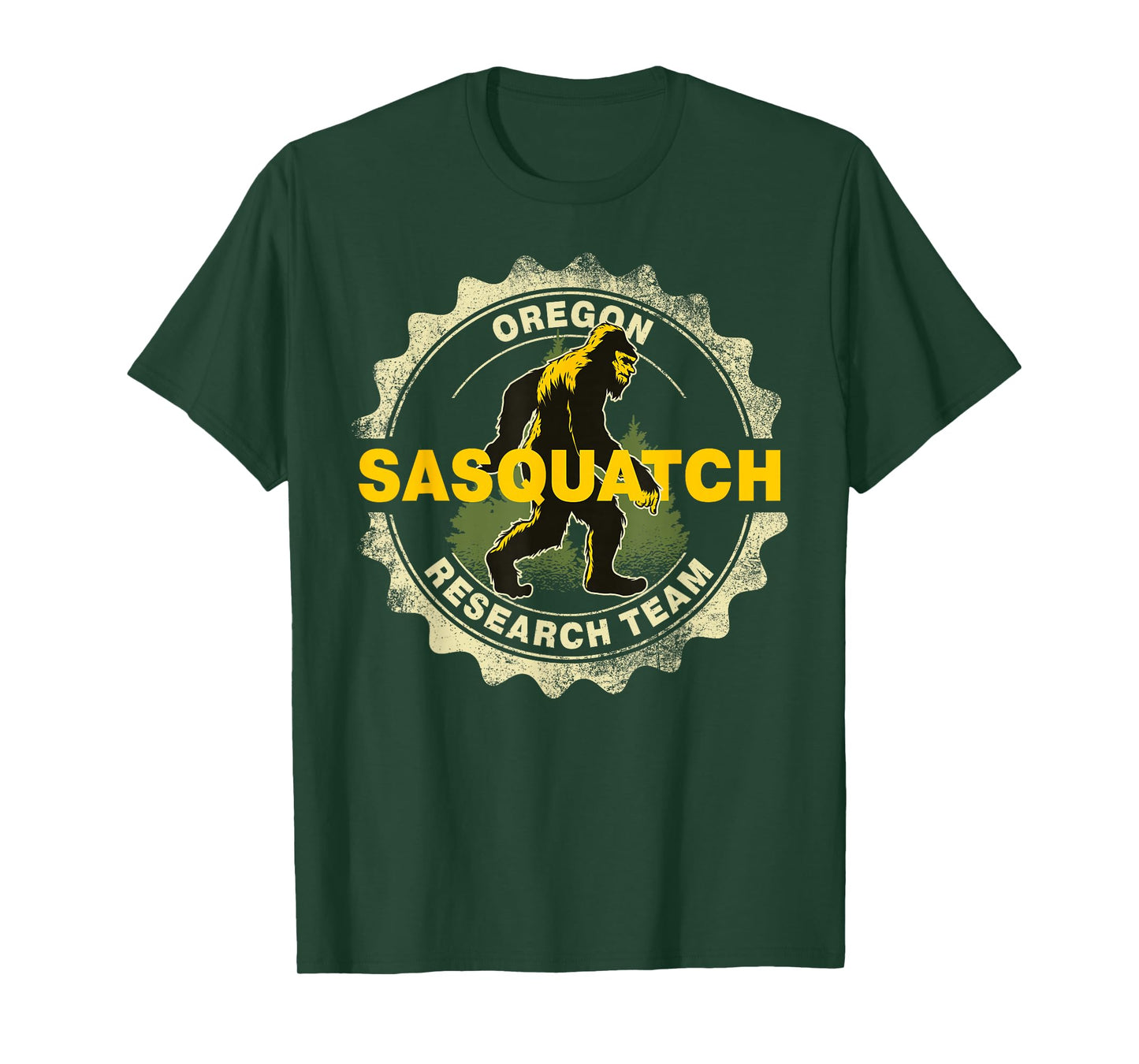 Oregon Sasquatch Research Team Bigfoot Believer Fan T-Shirt
