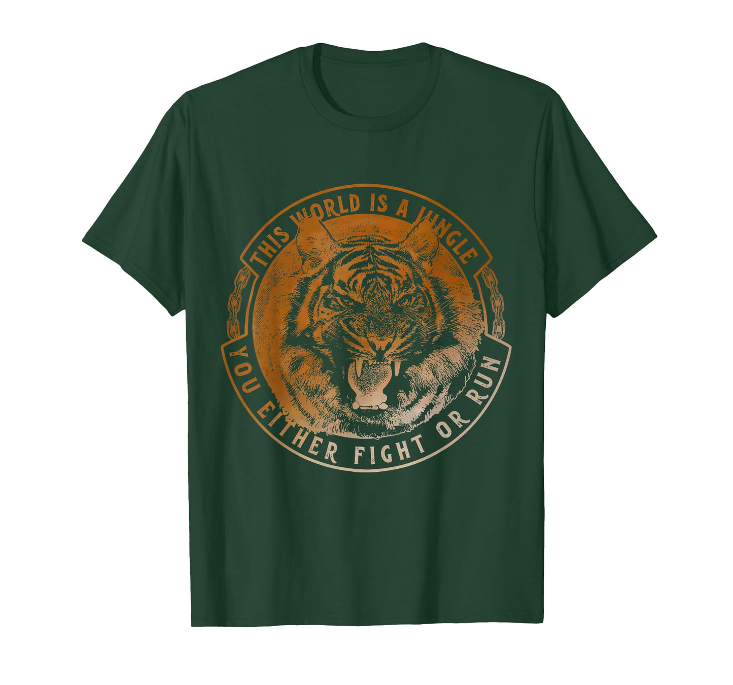 Graphic TShirts for Men This World is a Jungle Tiger Tee T-Shirt