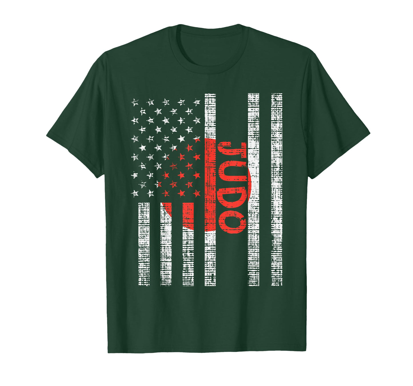 US Japan Flag Judo Vintage Patriotic Martial Art Judoka Gift T-Shirt for Women Kids Men