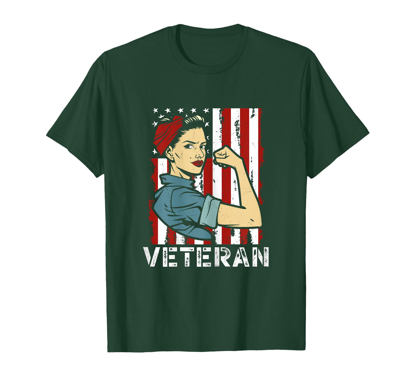 Female Veteran Veteran's Day U.S. Veteran T-Shirt