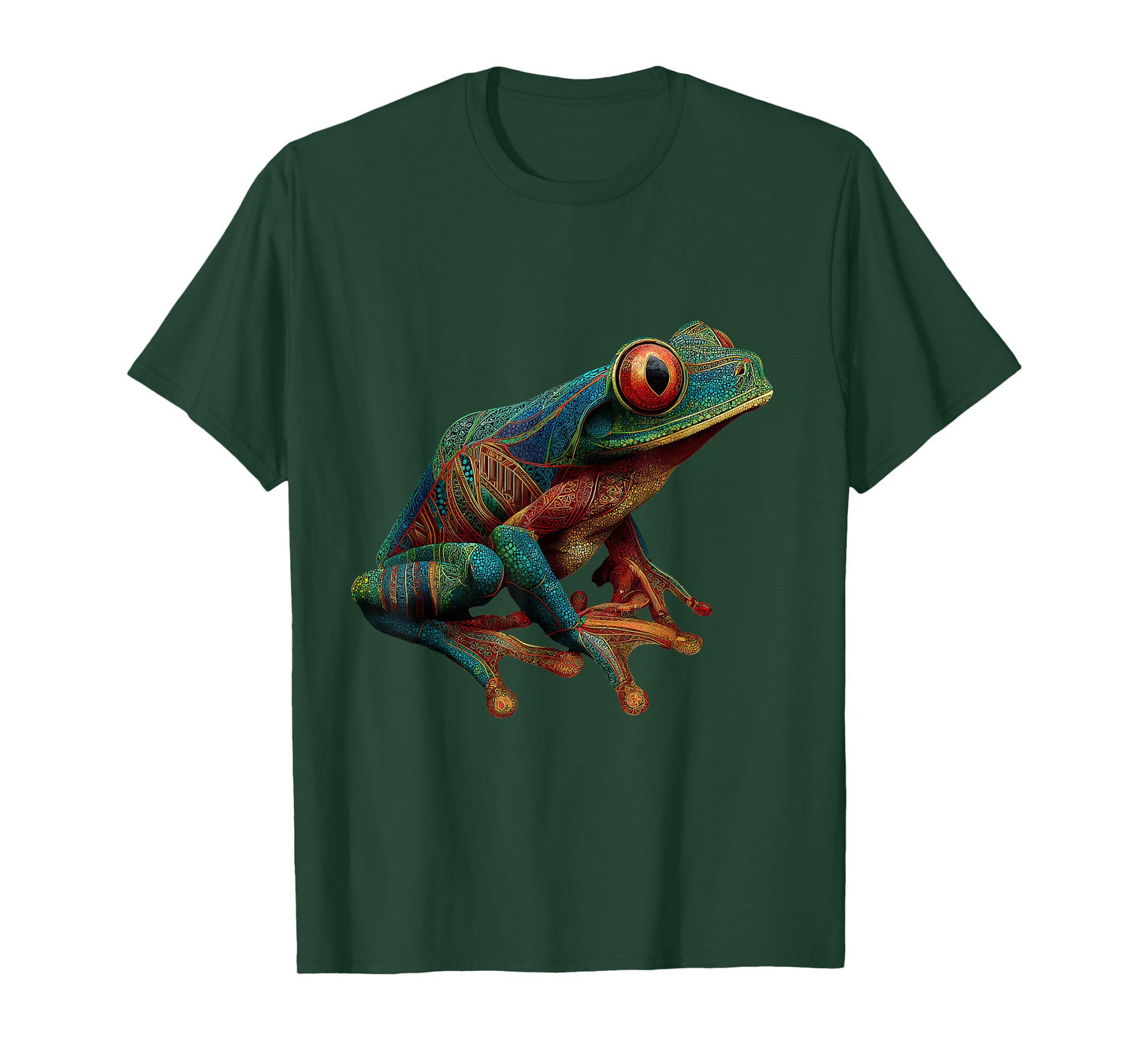 Red Eyed Tree Frog Rainforest Amphibian Green Body Tree Frog T-Shirt