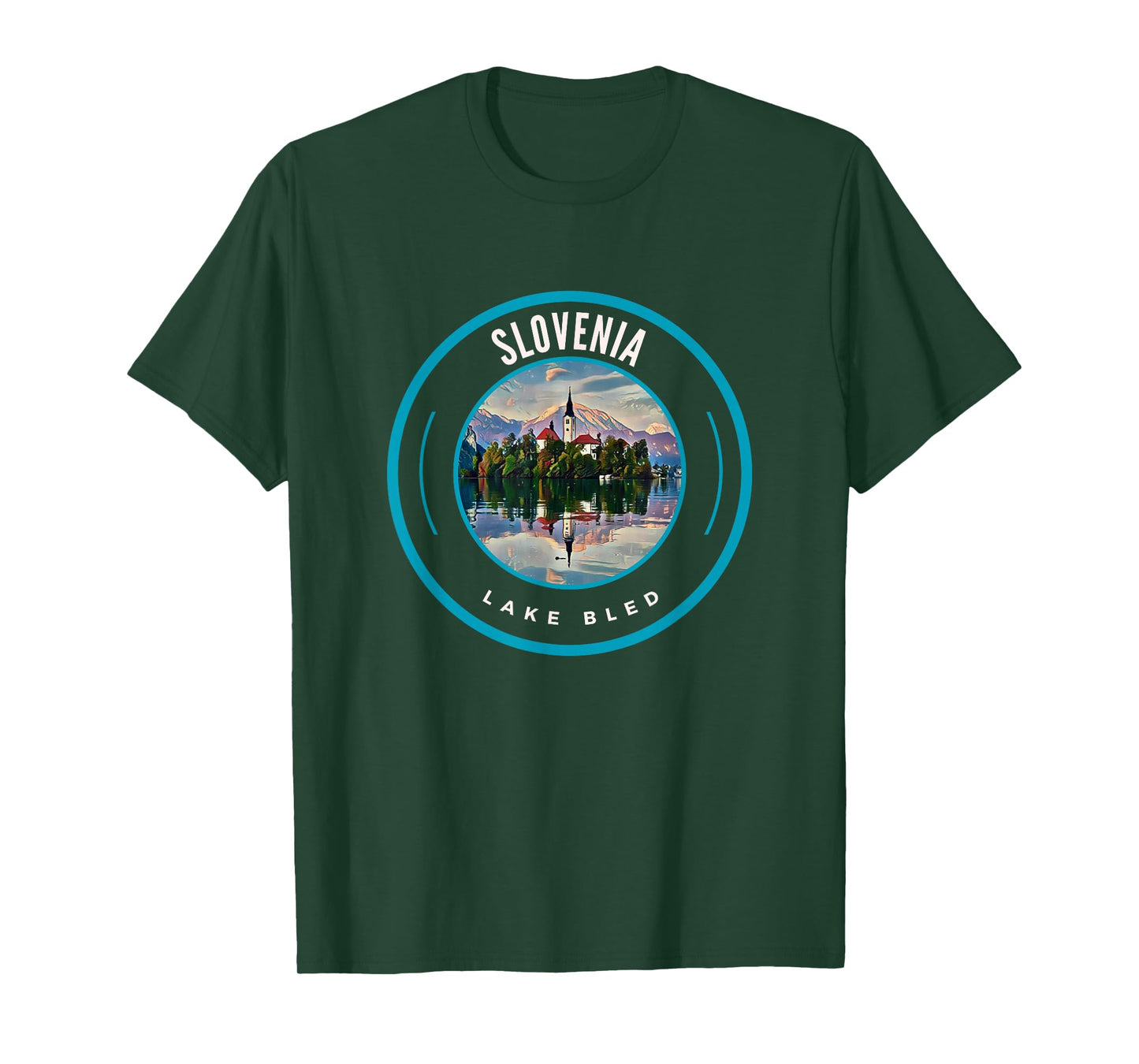 Lake Bled Slovenia Alps | Slovenian Tops, Tees & Gear Items T-Shirt