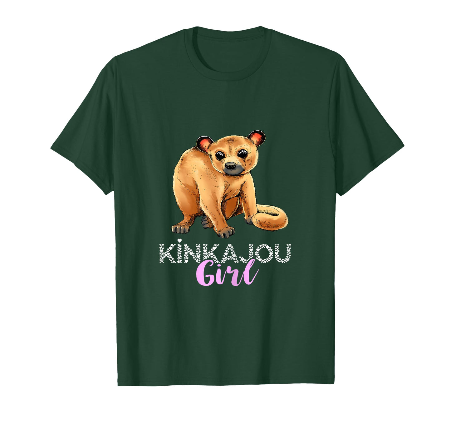 Kinkajou Girl Honey Bear Night Walker Night Ape Lover T-Shirt