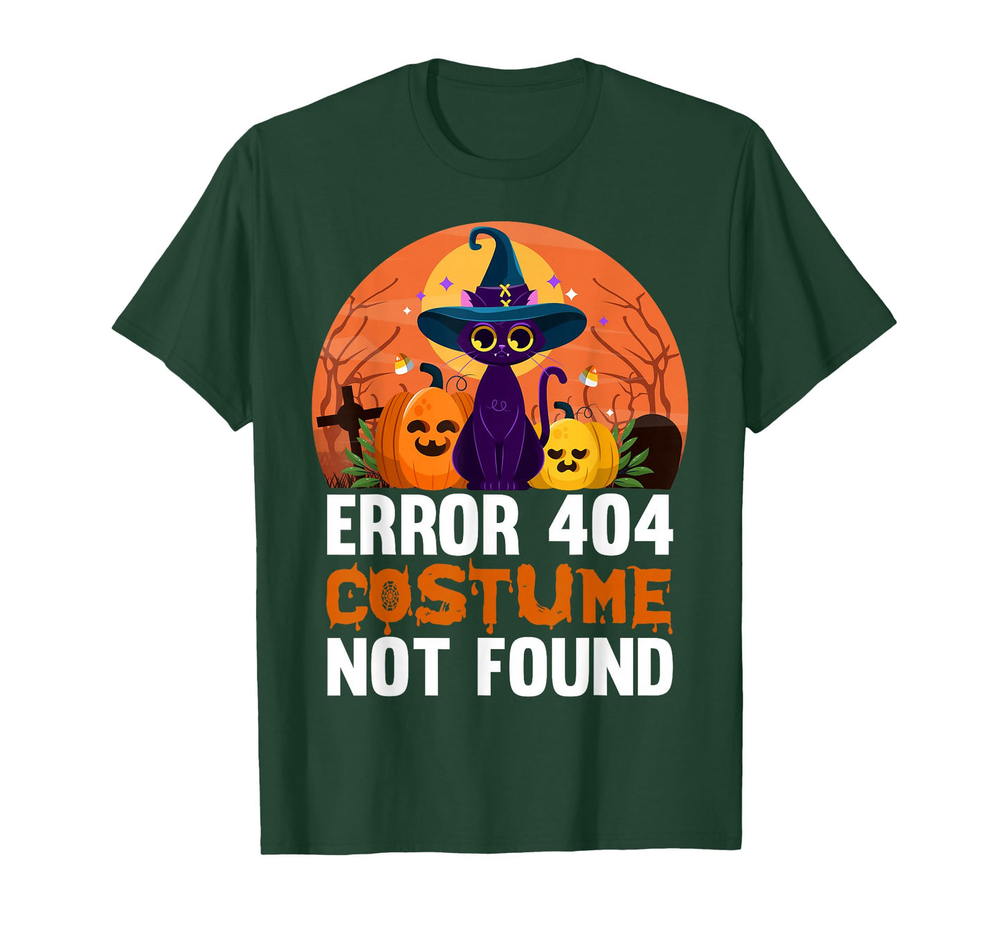 Error 404 Costume Not Found Halloween T-Shirt
