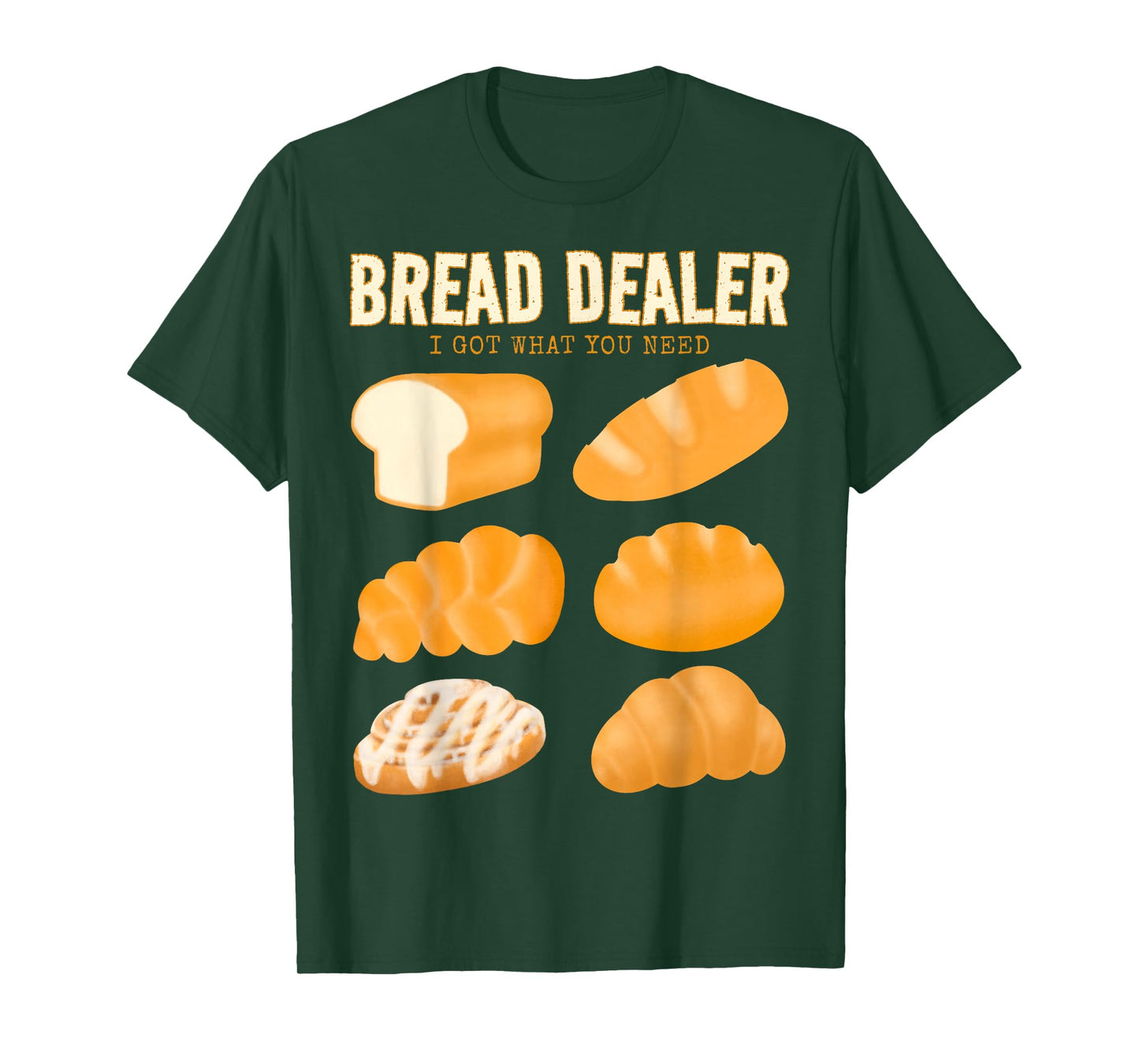 Bakery Funny Bread Baker Bread Dealer Making Dough Baking T-Shirt