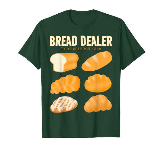 Bakery Funny Bread Baker Bread Dealer Making Dough Baking T-Shirt