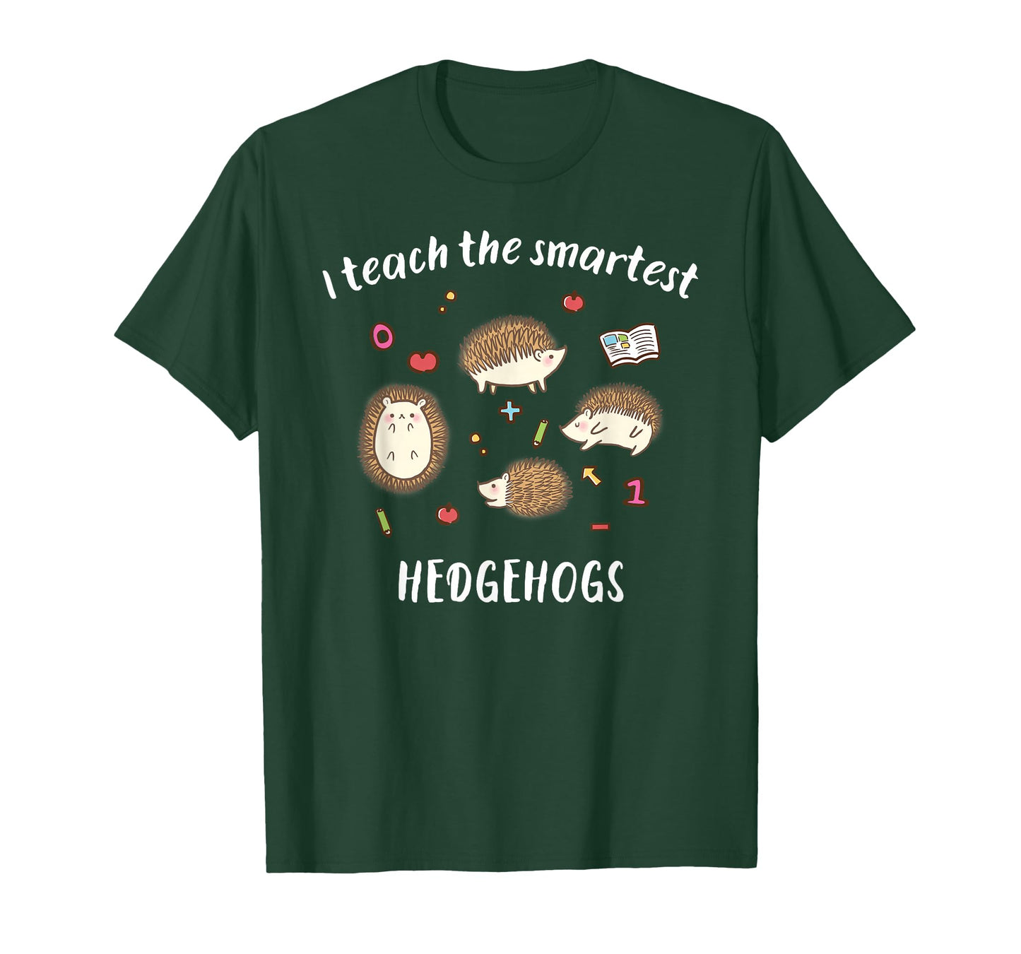 Cute reading & kindergarten teacher Hedgehog Shirt T-Shirt