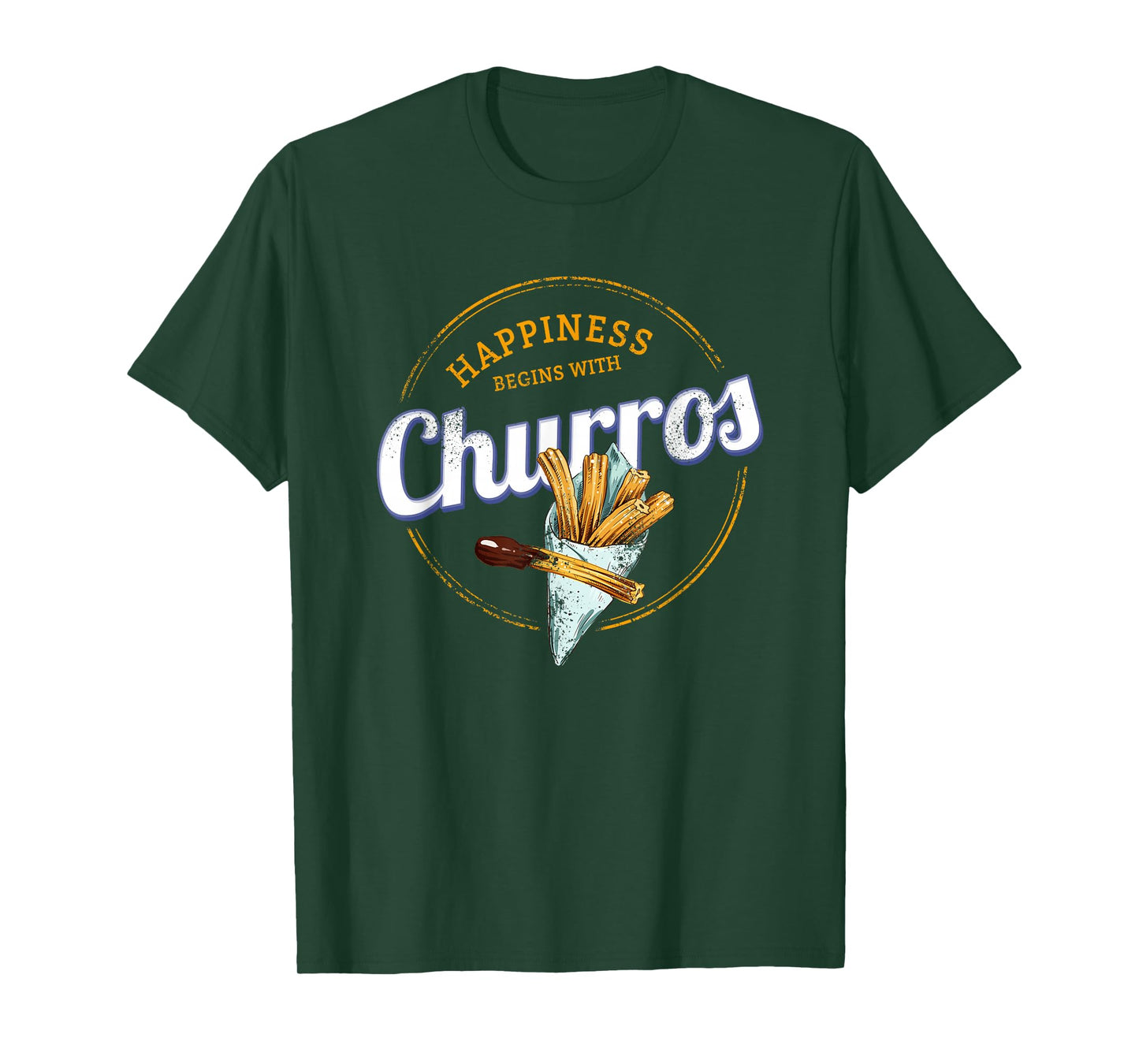 Churros Snack Vintage Dessert Retro Street Food Souvenir T-Shirt