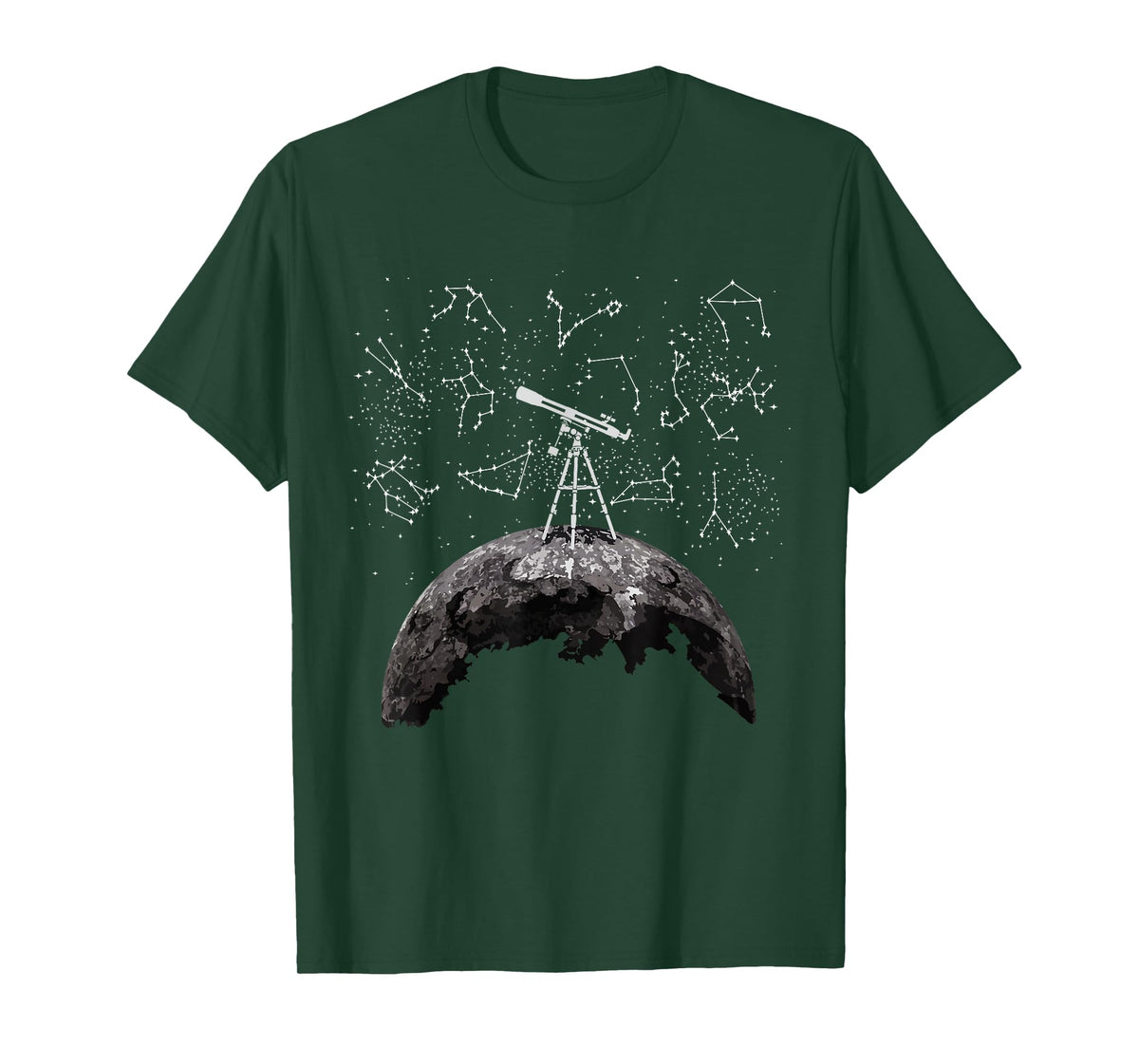 Moon Science - Astronomy Teacher, Astrophysician, Telescope T-Shirt