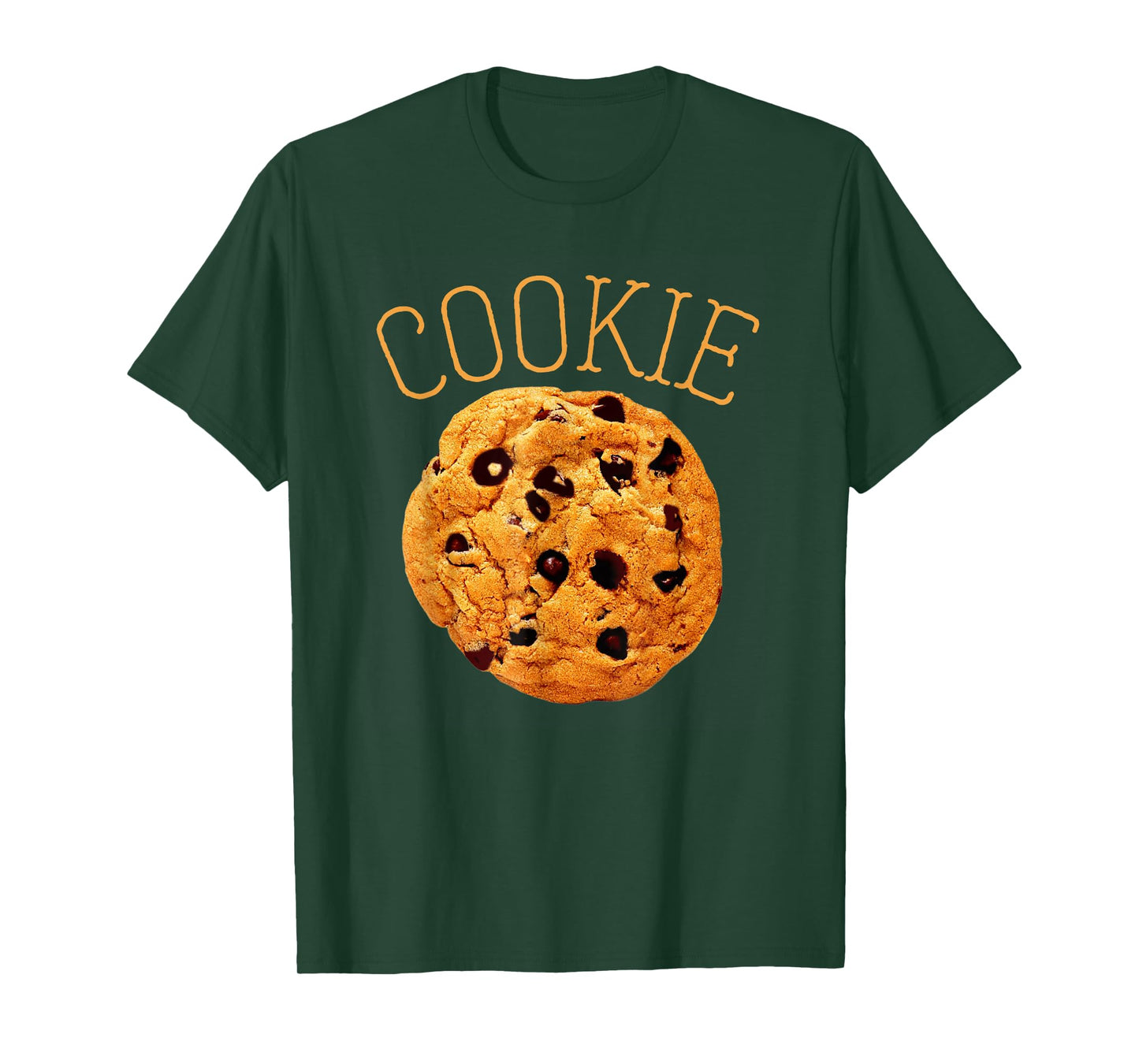 Cookie Adult Kids Men Women Chocolate Cookie Costume T-Shirt