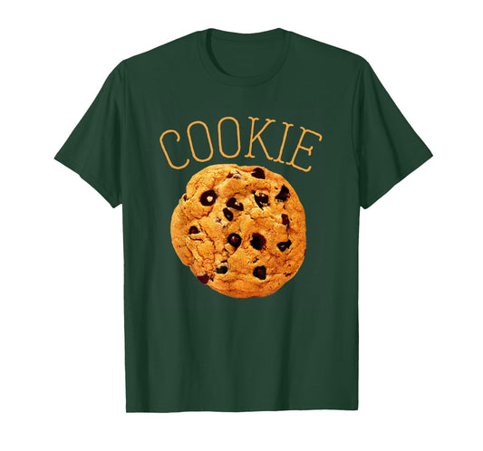 Cookie Adult Kids Men Women Chocolate Cookie Costume T-Shirt