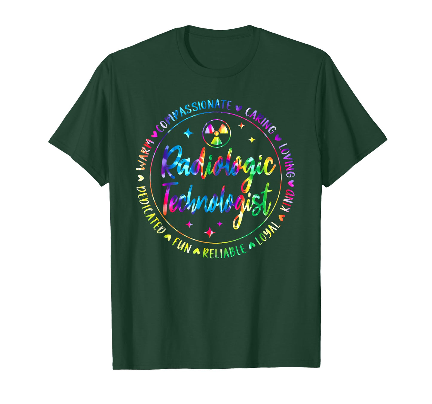 Radiology Technologist X-Ray Tech Radiologic Tie Dye T-Shirt