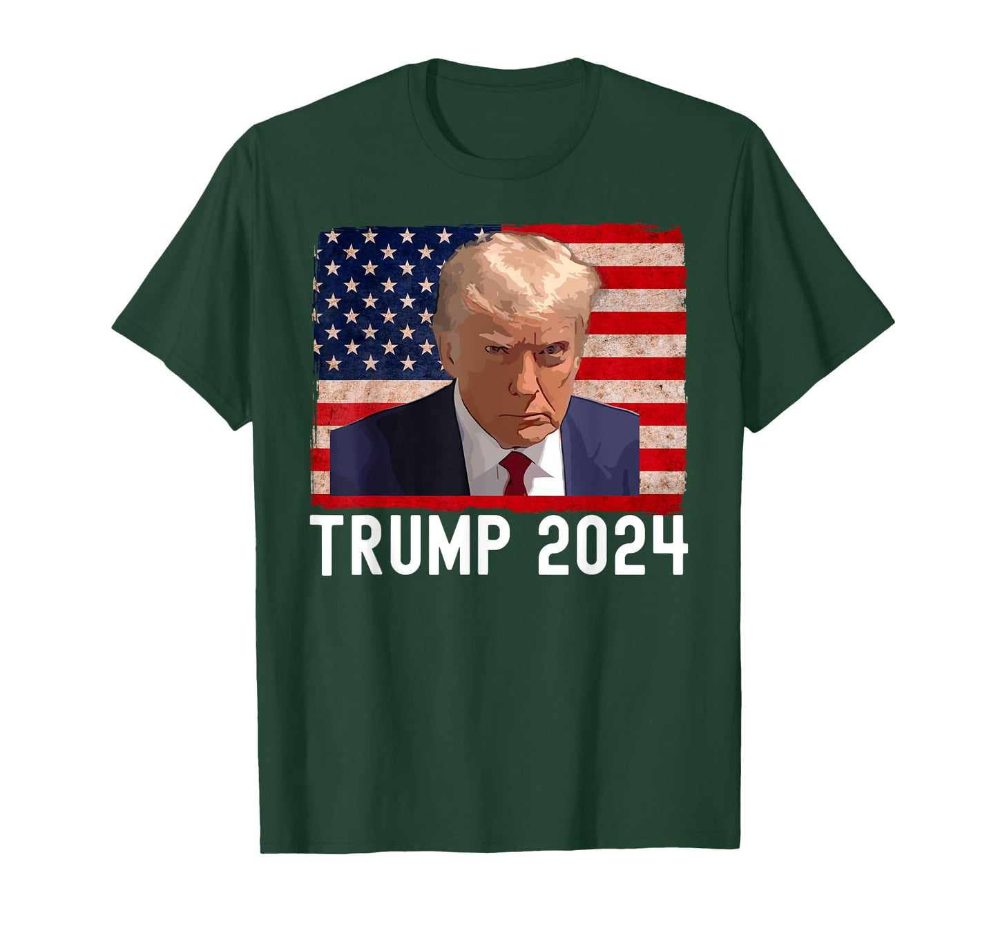 Great I Stand With Trump American Flag Men Woman Vintage T-Shirt