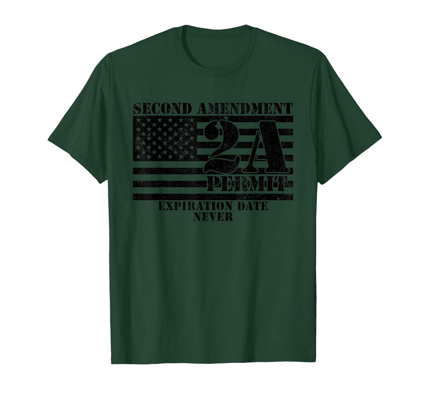 2nd Amendment - 2A Protected American Flag USA Patriot Gift T-Shirt
