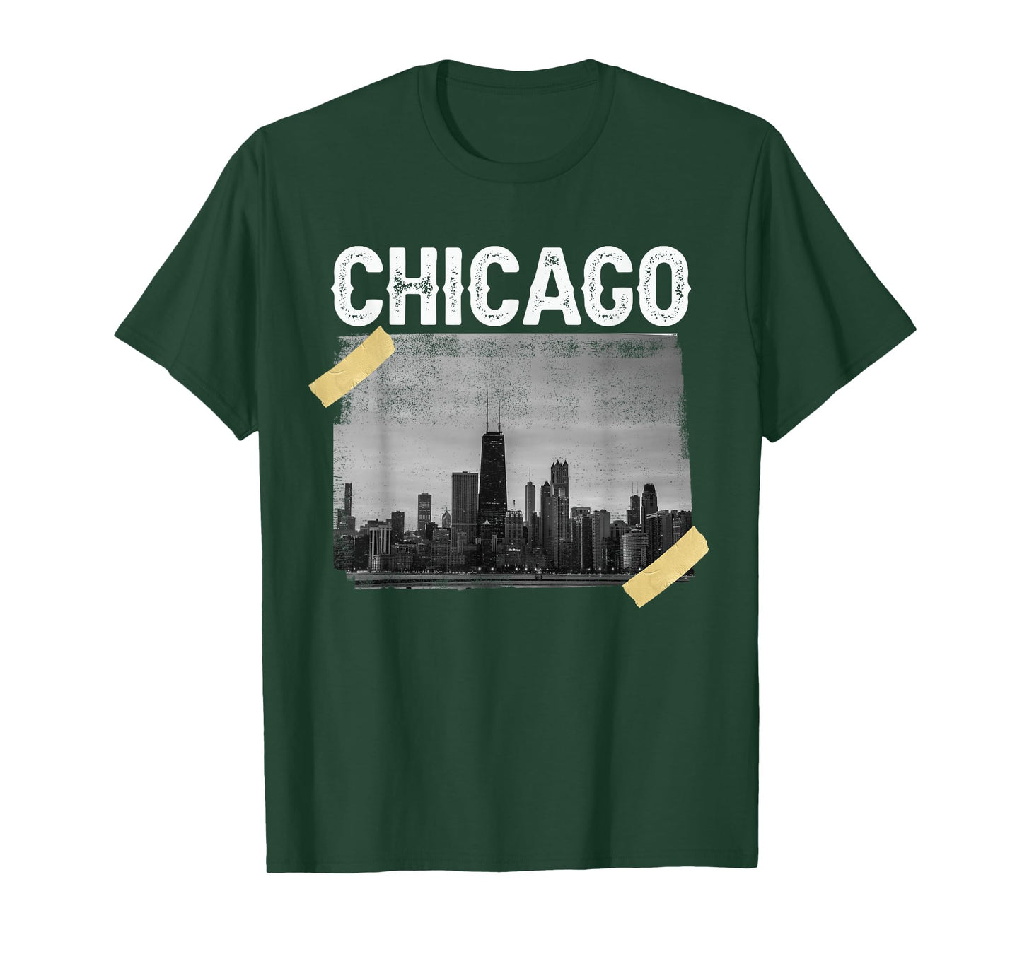 Illinois Chicago Skyline Chi Town T-Shirt