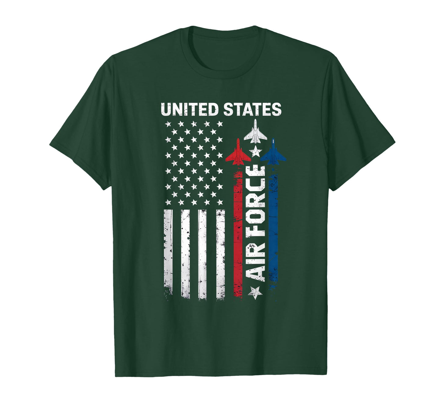 United States Air Force American USA Flag July 4th Patriotic T-Shirt