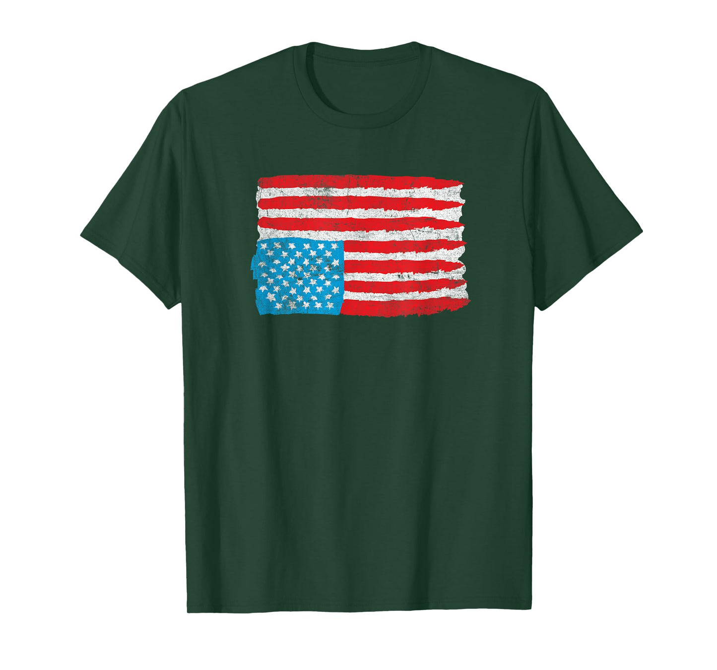 Resist Distressed Upside Down American Flag USA T-Shirt
