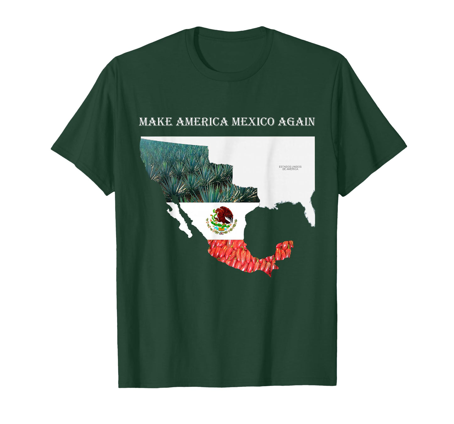 Make America Mexico Again Funny Mexican playera Mexico 2018 T-Shirt