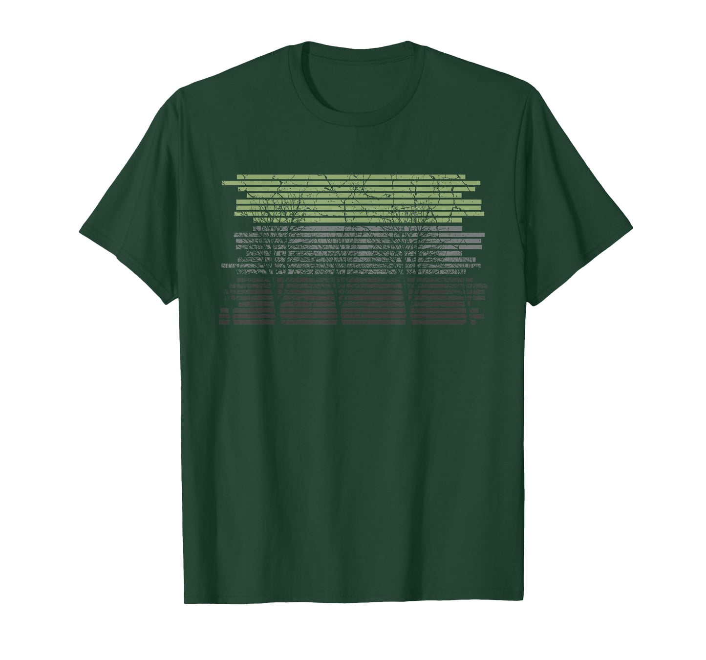 Retro Wildlife Nature Trees Outdoor Forest T-Shirt
