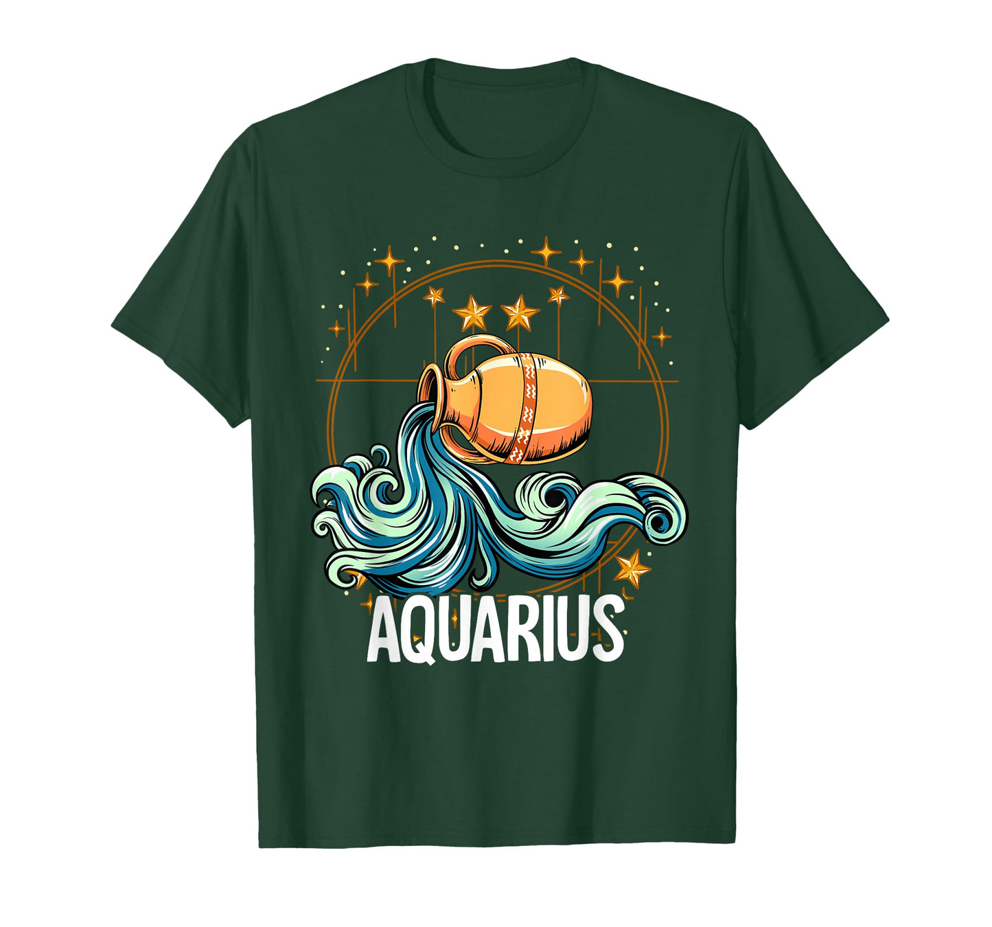 Aquarius Zodiac Sign T-Shirt