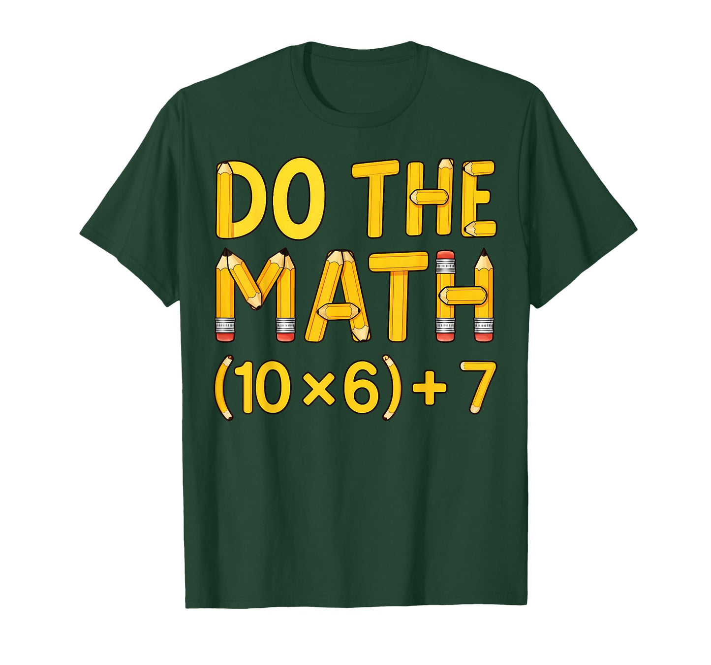 Do The Math 67 Pencil Funny Math Teacher Six Seven Meme Kids T-Shirt