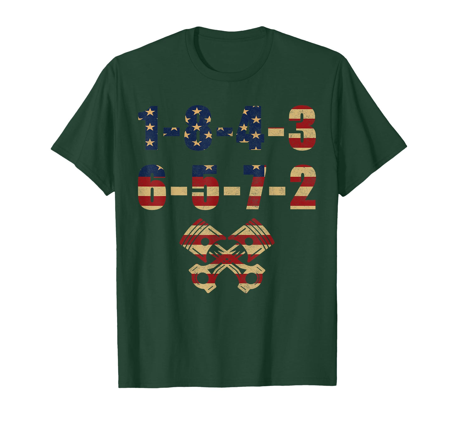 18436572 Firing Order Small Block Engine V8 Big Block T-Shirt