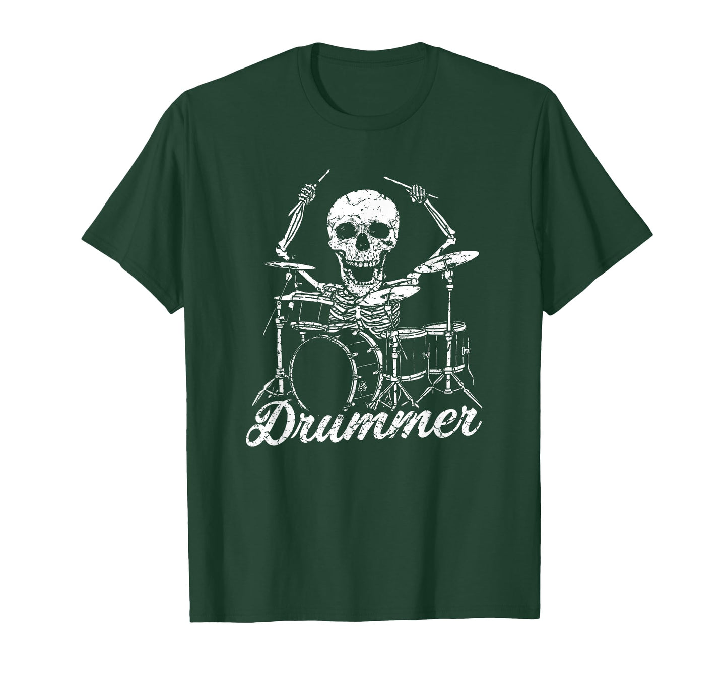Cool Percussion Drum Sticks Skeleton Drummer Image T-shirt T-Shirt