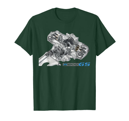R 1200 GS Engine Vintage Bike Enduro Motorcycle T-Shirt